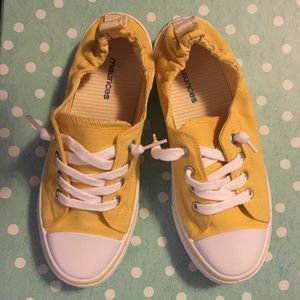 New yellow sneakers